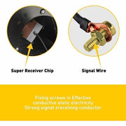DURAFORCE Carbon Fiber Shark Fin Roof Antenna Car AUTO Aerial FM AM Radio Signal-Universal