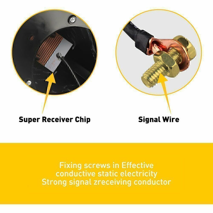 DURAFORCE Carbon Fiber Shark Fin Roof Antenna Car AUTO Aerial FM AM Radio Signal-Universal