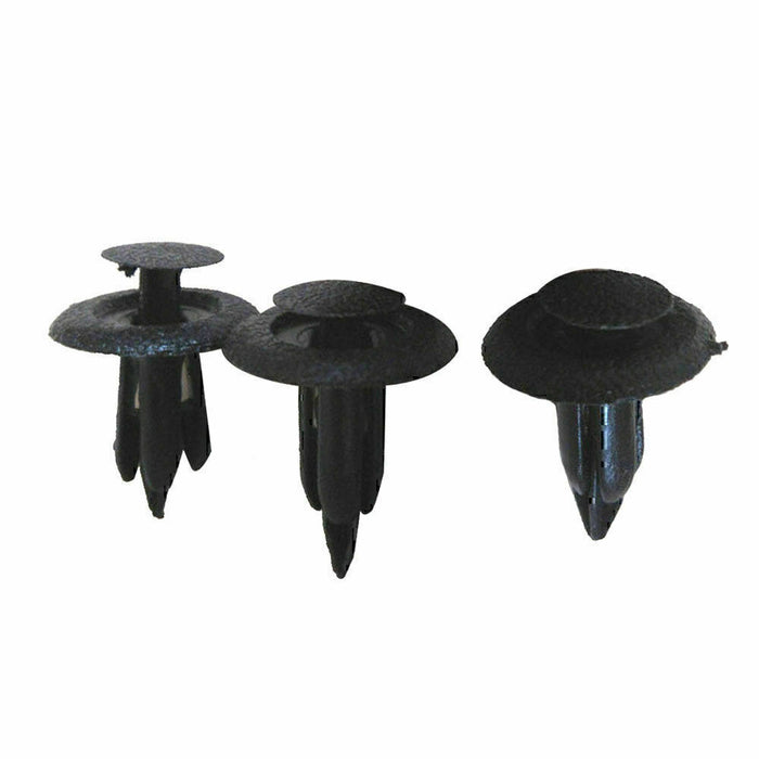DURAFORCE 100Pack Fender Clips Trim Car Auto Push Pin Rivet Bumper Fastener Panel Retaine!
