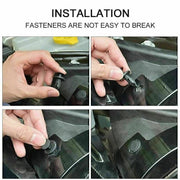 DURAFORCE 100Pack Fender Clips Trim Car Auto Push Pin Rivet Bumper Fastener Panel Retaine!