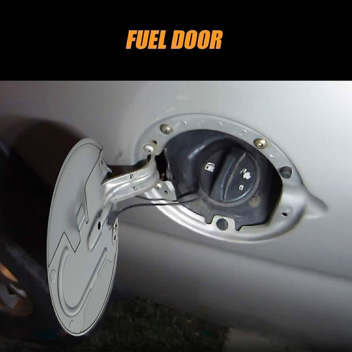 DURAFORCE Fuel Filler Cap Gas Tank Door Cover Fit 1999-06 Chevrolet Silverado 1500 2500 HD