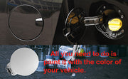 DURAFORCE Fuel Filler Cap Gas Tank Door Cover Fit 1999-06 Chevrolet Silverado 1500 2500 HD