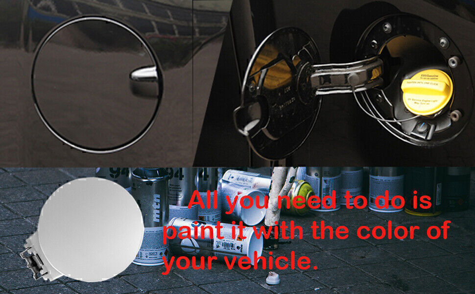 DURAFORCE Fuel Filler Cap Gas Tank Door Cover Fit 1999-06 Chevrolet Silverado 1500 2500 HD