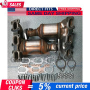 DURAFORCE Set of 2 Catalytic Converter For 2013-2019 Ford Explorer Front Left + Right