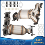 DURAFORCE Set of 2 Catalytic Converter For 2013-2019 Ford Explorer Front Left + Right