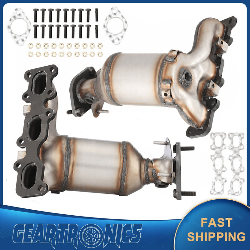 DURAFORCE Set of 2 Catalytic Converter For 2013-2019 Ford Explorer Front Left + Right