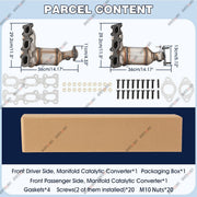 DURAFORCE Set of 2 Catalytic Converter For 2013-2019 Ford Explorer Front Left + Right