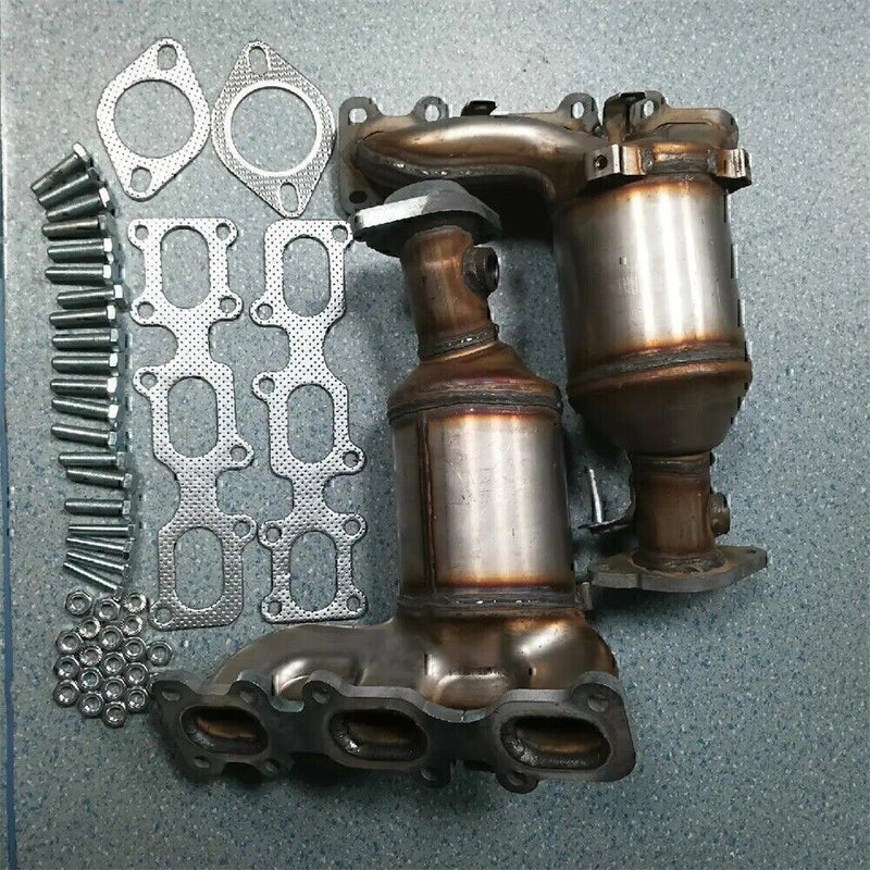 DURAFORCE Set of 2 Catalytic Converter For 2013-2019 Ford Explorer Front Left + Right