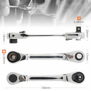 DURAFORCE Mini 1/4inch Double Ended Quick Socket Ratchet Wrench Rod Screwdriver Bit 1PC US