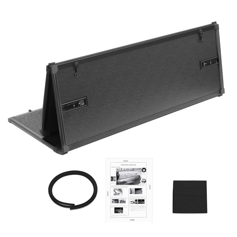 DURAFORCE For 2020-2023 Jeep Gladiator JT 5FT Hard Tri-Fold Tonneau Cover Truck Bed Cover/
