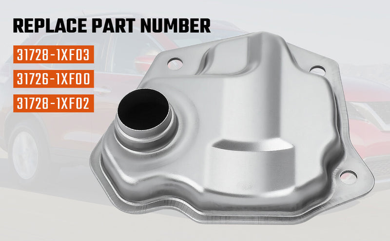 DURAFORCE Auto Transmission Filter Oil Pan Gasket Kit For Nissan Rogue Altima Juke Eltqjsw