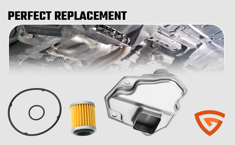 DURAFORCE Auto Transmission Filter Oil Pan Gasket Kit For Nissan Rogue Altima Juke Eltqjsw