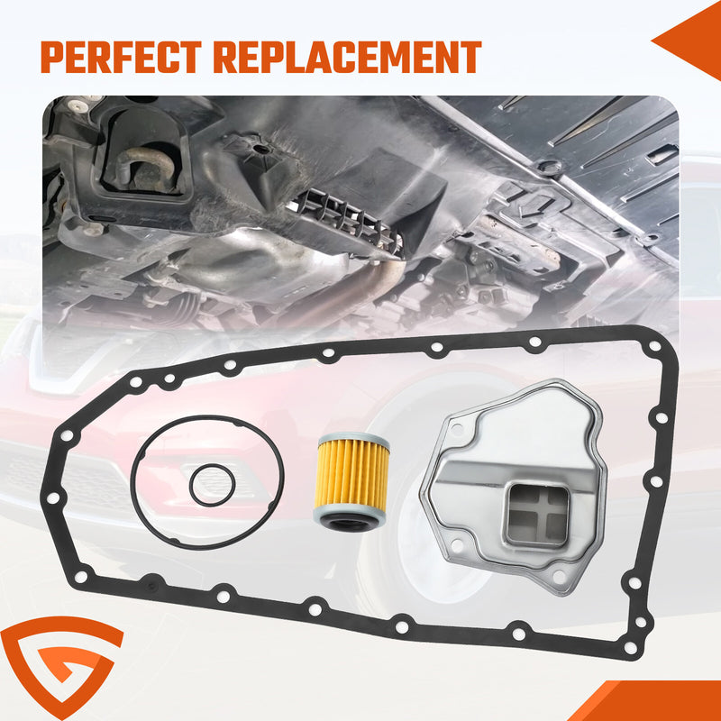 DURAFORCE Auto Transmission Filter Oil Pan Gasket Kit For Nissan Rogue Altima Juke Eltqjsw