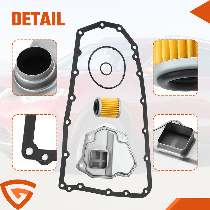 DURAFORCE Auto Transmission Filter Oil Pan Gasket Kit For Nissan Rogue Altima Juke Eltqjsw