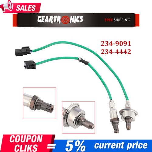 DURAFORCE 2PCS Oxygen O2 Sensor Upstream & Downstream Set For 2008-2012 Honda Cr-V 2.4L