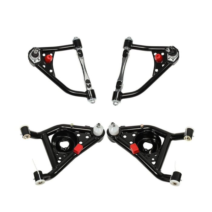 DURAFORCE Front Upper& Lower Tubular Control Arms Set For 67-69 Camaro Firebird 68-74 Nova