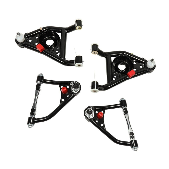 DURAFORCE Front Upper& Lower Tubular Control Arms Set For 67-69 Camaro Firebird 68-74 Nova