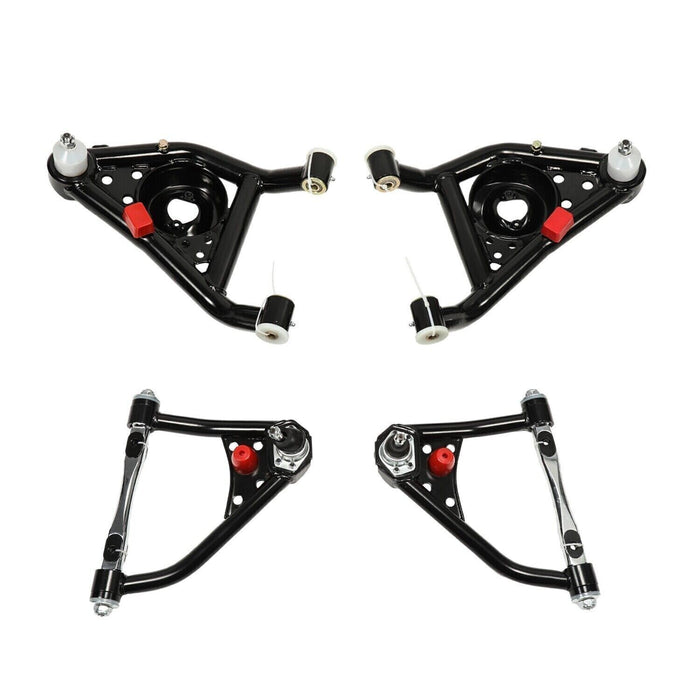 DURAFORCE Front Upper& Lower Tubular Control Arms Set For 67-69 Camaro Firebird 68-74 Nova