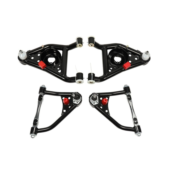 DURAFORCE Front Upper& Lower Tubular Control Arms Set For 67-69 Camaro Firebird 68-74 Nova