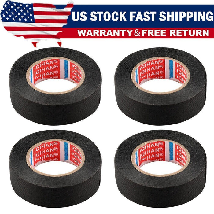DURAFORCE 4 Rolls Cloth Tape Wire electrical wiring harness car auto suv truck 19mm*15m