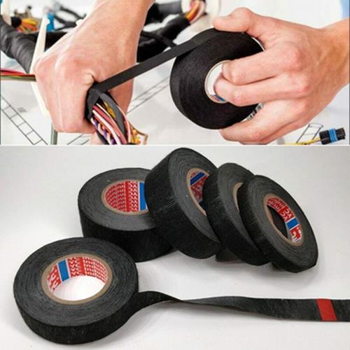 DURAFORCE 4 Rolls Cloth Tape Wire electrical wiring harness car auto suv truck 19mm*15m