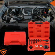 DURAFORCE 13Pcs Power Steering Pump Pulley Puller Remover & Alternator Installer Tool A