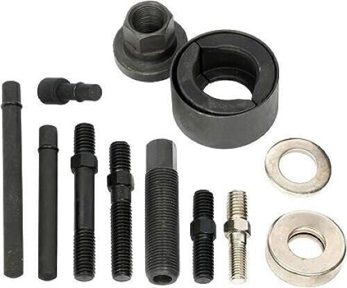 DURAFORCE 13Pcs Power Steering Pump Pulley Puller Remover & Alternator Installer Tool A