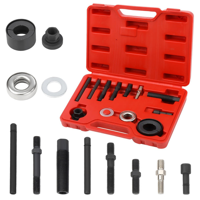 DURAFORCE 13Pcs Power Steering Pump Pulley Puller Remover & Alternator Installer Tool A