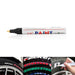 DURAFORCE 12pcs set Waterproof Permanent Paint Marker Pen Car Tyre Tire Tread Rubber Metal