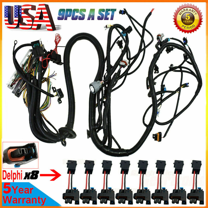 DURAFORCE LS SWAPS STANDALONE WIRING HARNESS W/4L60E 97 98 -06 4.8L 5.3L 6.0 GM LS1 ENGINE