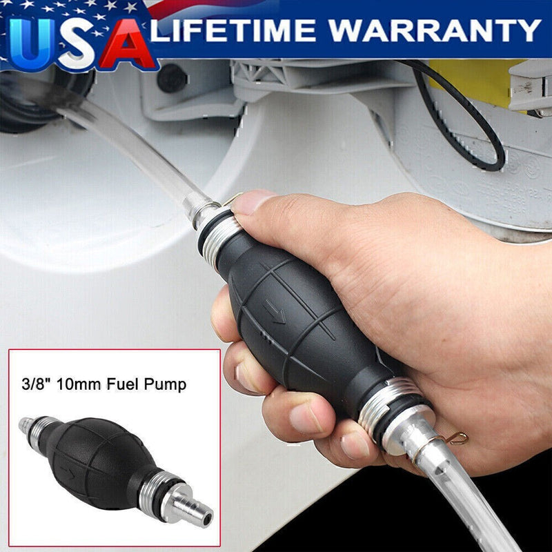 DURAFORCE 3/8'' Hand Primer Bulb Outboard Auto Marine Boat Gas Fuel Line Pump All Fuels