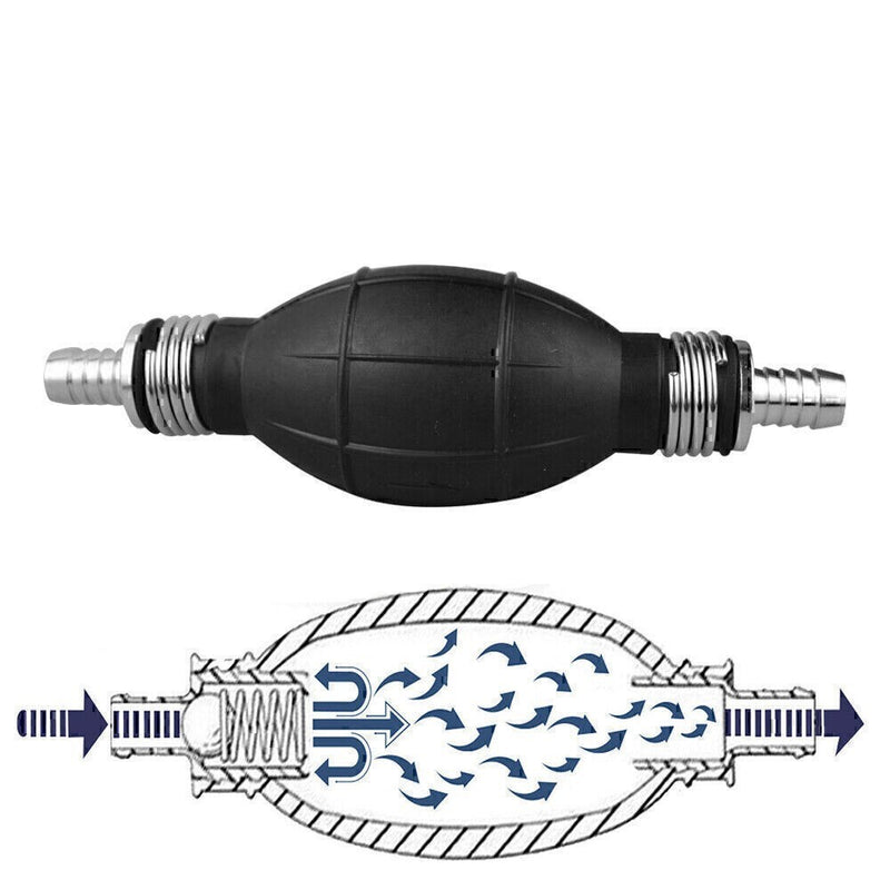 DURAFORCE 3/8'' Hand Primer Bulb Outboard Auto Marine Boat Gas Fuel Line Pump All Fuels