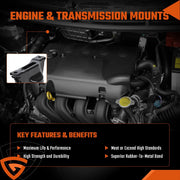 DURAFORCE For 2006-2010 Honda Civic 1.8L Right Engine Motor Mount Hydraulic A4530 9280 /