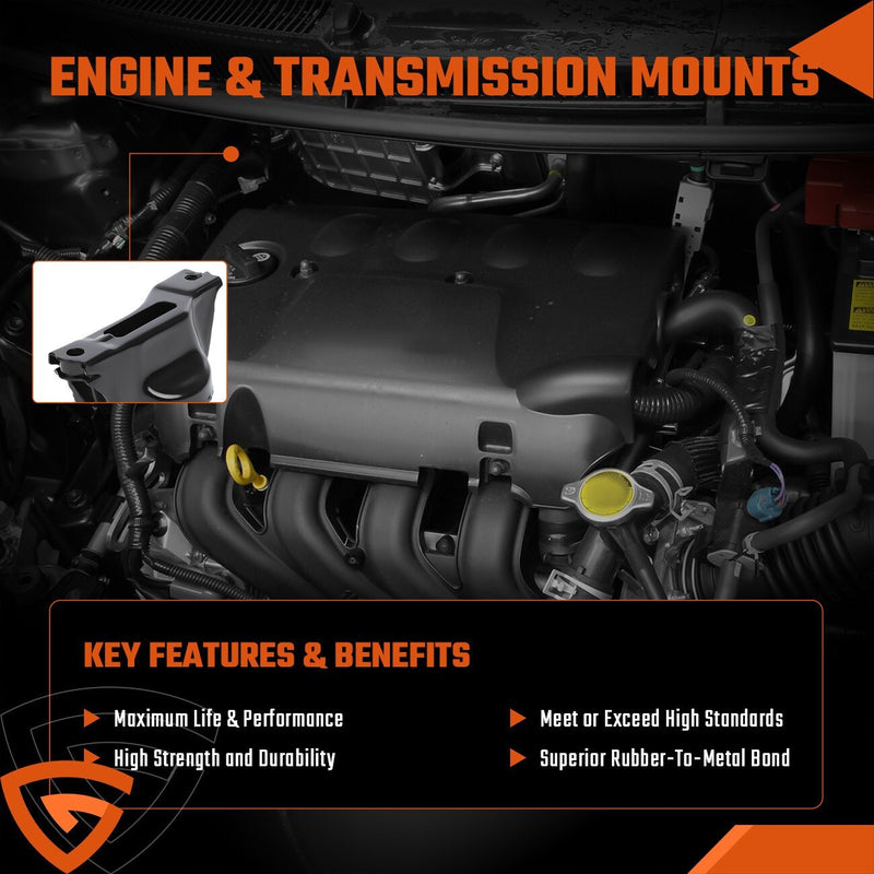 DURAFORCE For 2006-2010 Honda Civic 1.8L Right Engine Motor Mount Hydraulic A4530 9280 /