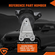 DURAFORCE For 2006-2010 Honda Civic 1.8L Right Engine Motor Mount Hydraulic A4530 9280 /