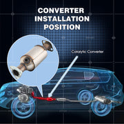DURAFORCE Exhaust Catalytic Converter W/ Gasket FITS For 1997-2001 Honda CR-V CRV 2.0L I4