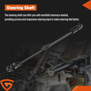 DURAFORCE Lower Intermediate Steering Shaft 52007017 Fit For Jeep Wrangler 1987-1995
