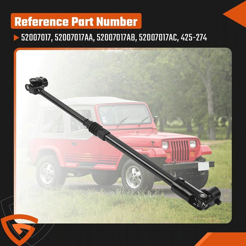 DURAFORCE Lower Intermediate Steering Shaft 52007017 Fit For Jeep Wrangler 1987-1995