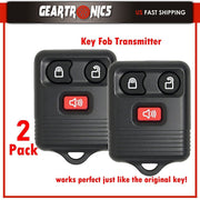 DURAFORCE 2pcs Keyless Entry Car Remote Control Key Fob Transmitter Alarm Fits Ford F150*