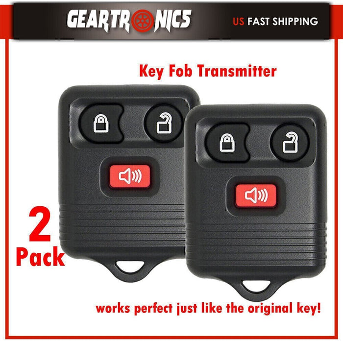 DURAFORCE 2pcs Keyless Entry Car Remote Control Key Fob Transmitter Alarm Fits Ford F150*