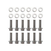 DURAFORCE Set LS MLS Exhaust Manifold Header Gasket W/ Bolts For LS1 4.8 5.3 5.7 6.0 6.2