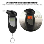 DURAFORCE Digital LCD Police Breath Breathalyzer Test Alcohol Tester Analyzer DetectorTool