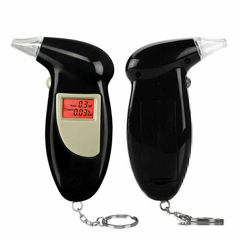 DURAFORCE Digital LCD Police Breath Breathalyzer Test Alcohol Tester Analyzer DetectorTool