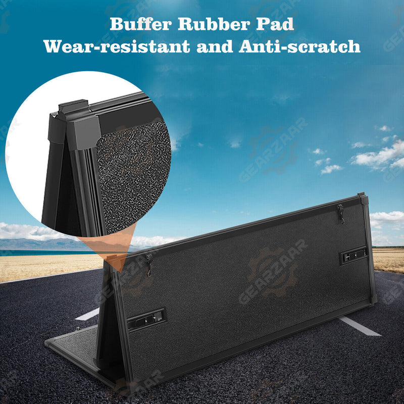 DURAFORCE Hard Tonneau Cover 5FT 3-Fold For 2016-23 Toyota Tacoma Truck Bed 60.5inch Sal