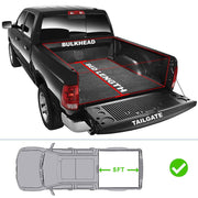 DURAFORCE Hard Tonneau Cover 5FT 3-Fold For 2016-23 Toyota Tacoma Truck Bed 60.5inch Sal