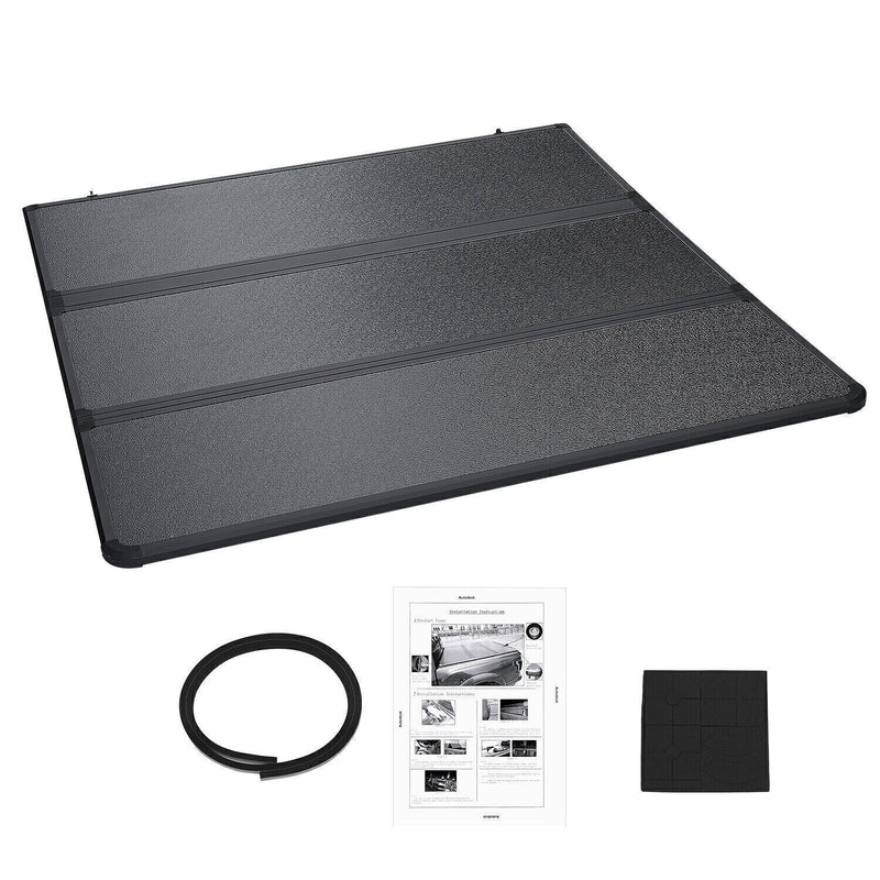 DURAFORCE Hard Tonneau Cover 5FT 3-Fold For 2016-23 Toyota Tacoma Truck Bed 60.5inch Sal