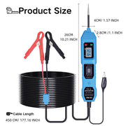 DURAFORCE 3.5-36V Digital Automotive Car Power Circuit Electrical Tester Probe Test A