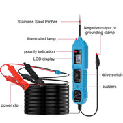 DURAFORCE 3.5-36V Digital Automotive Car Power Circuit Electrical Tester Probe Test A