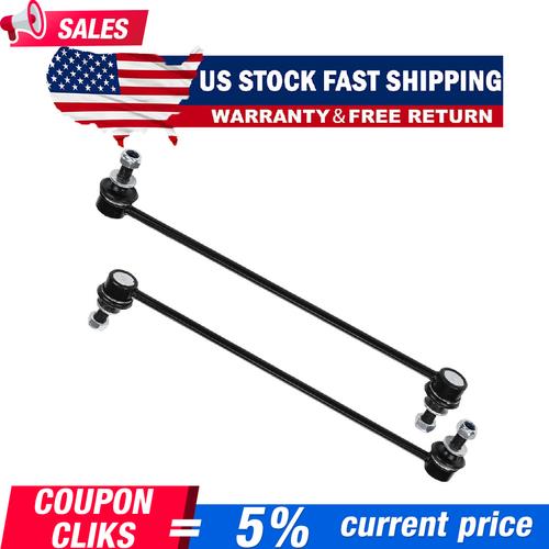 DURAFORCE For 2010-2018 Toyota Prius 2PCS Front Stabilizer Sway Bar Links Suspension Kit