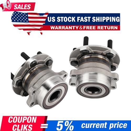 DURAFORCE 2pc Wheel Hub Bearings Rear LH & RH AWD Fit Subaru Crosstrek Impreza Forester US